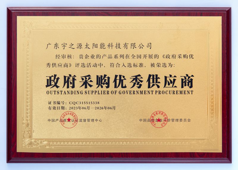 政府采購優(yōu)秀供應(yīng)商